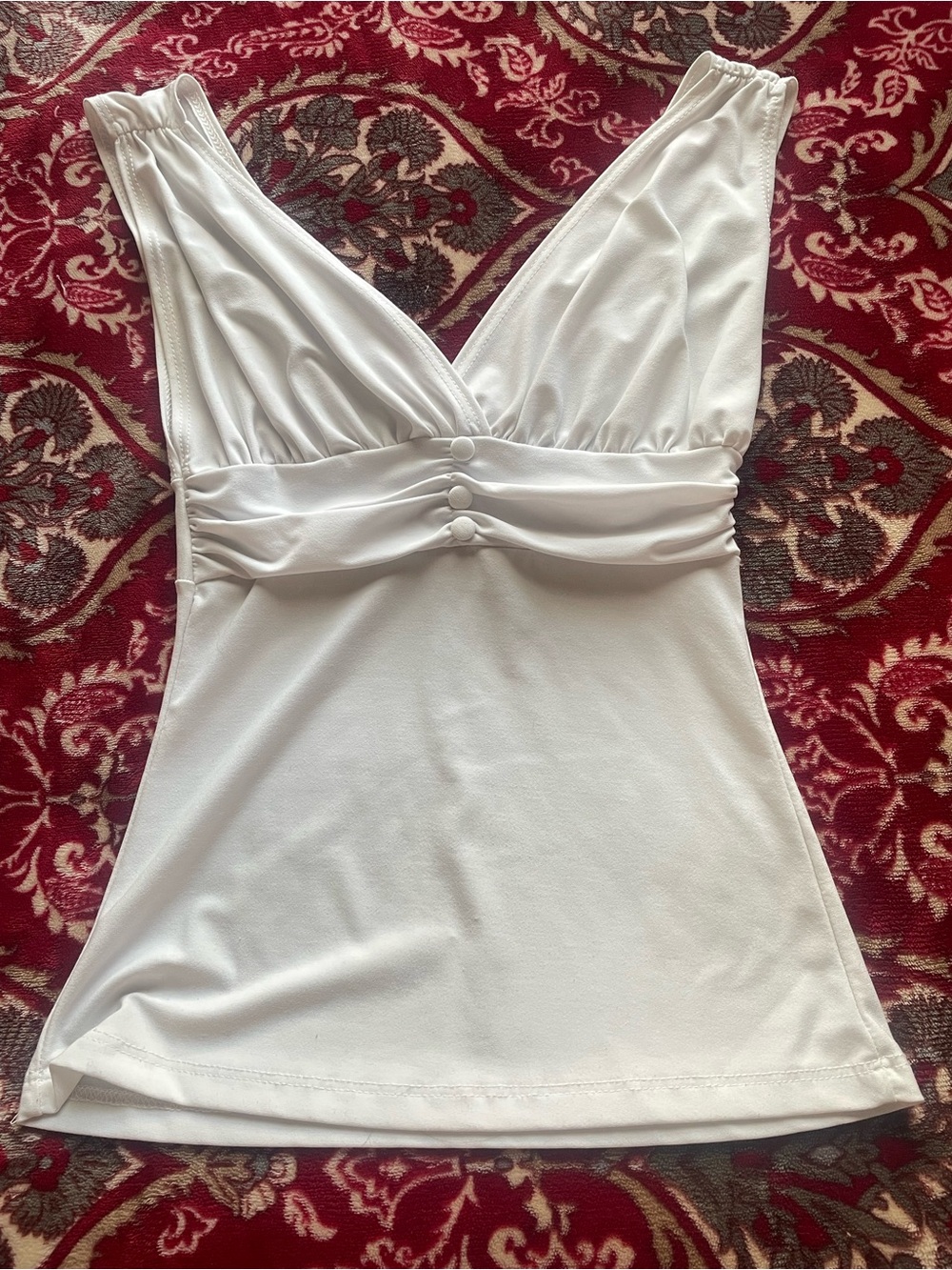 Y2K Vintage White Babydoll Going Out Top Chic Neutral Party Coquette Dollcore